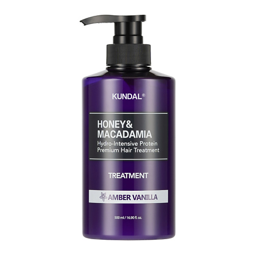 KUNDAL Кондиционер для волос Амбровая ваниль Honey & Macadamia Treatment