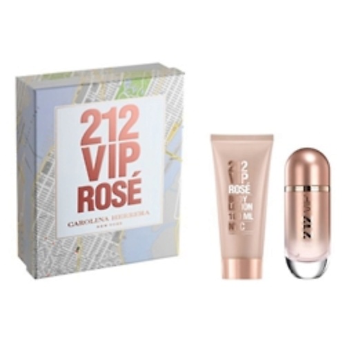 CAROLINA HERRERA Подарочный набор 212 VIP Rose carolina herrera bad boy 100