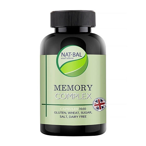 NAT BAL NUTRITION Биологически активная добавка к пище для улучшения памяти Memory complex NBN000002