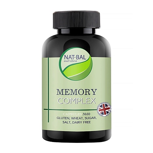 

NAT BAL NUTRITION Биологически активная добавка к пище для улучшения памяти Memory complex, Биологически активная добавка к пище для улучшения памяти Memory complex