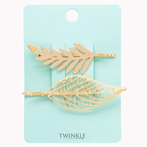 

TWINKLE Заколки-невидимки для волос LEAVES, Заколки-невидимки для волос LEAVES