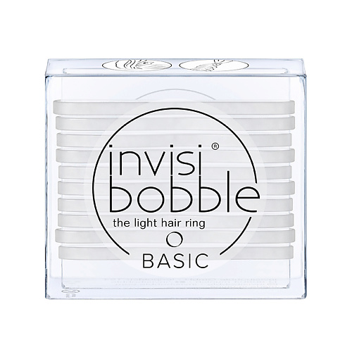 INVISIBOBBLE Резинка для волос invisibobble BASIC Crystal Clear beardburys очищающий шампунь для волос clear shampoo 330 0