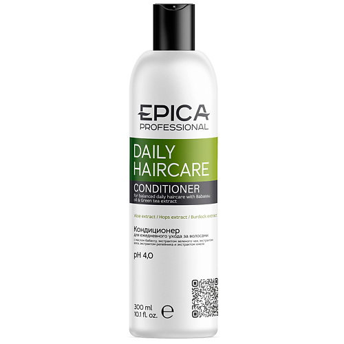 Кондиционер для волос EPICA PROFESSIONAL Кондиционер для ежедневного ухода DAILY HAIRCARE шампунь для ежедневного ухода epica professional shampoo for daily use daily haircare 1000 мл