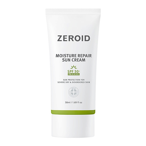 цена Крем для лица ZEROID Увлажняющий солнцезащитный крем для сухой кожи SPF 50+ Moisture Repair Sun Cream