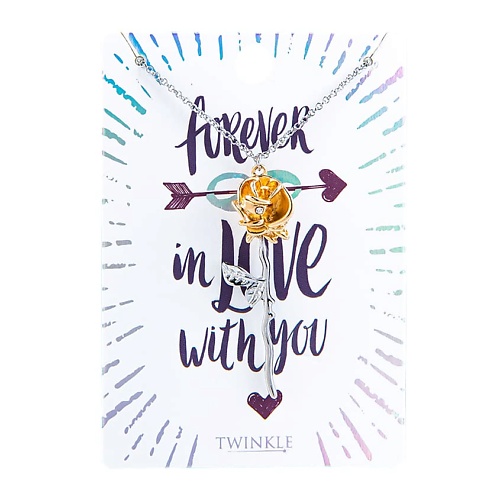 

TWINKLE TO BELOVED ONE Подвеска с цепочкой Rose, TO BELOVED ONE Подвеска с цепочкой Rose