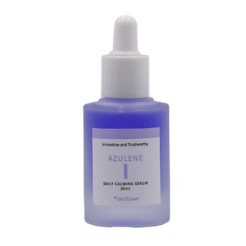 BELLFLOWER Сыворотка для лица успокаивающая для ежедневного использования с азуленом Azulene Daily Calming Serum концентрат успокаивающий после бритья calming after shave serum