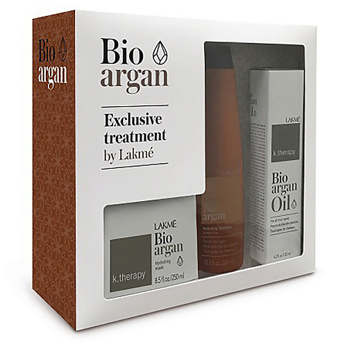 Набор для ухода за волосами LAKME Набор BIO ARGAN для восстановления волос шампунь для волос lakme шампунь увлажняющий аргановый bio argan