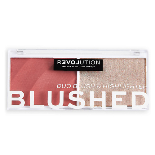 RELOVE REVOLUTION Палетка для макияжа лица Colour Play Blushed Duo relove revolution палетка для макияжа лица colour play blushed duo