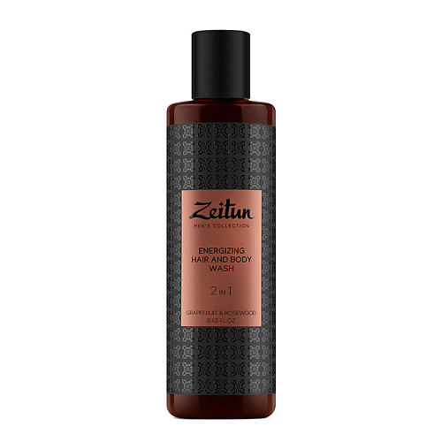 ZEITUN Гель для душа и шампунь 2 в 1 очищающий для мужчин Men's Collection. Energizing Hair&Body Wash гель для душа для мужчин