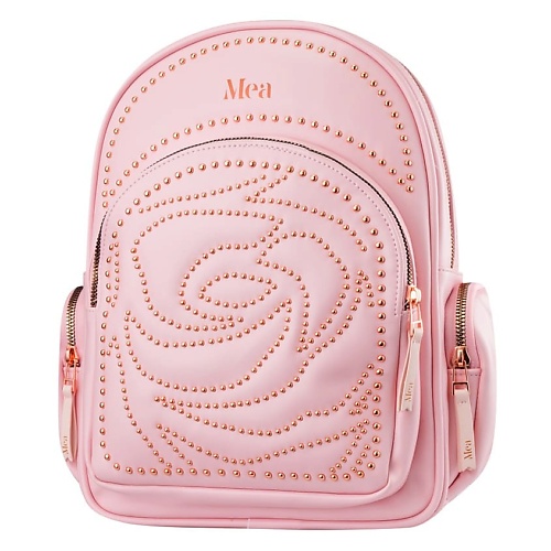 MEA Рюкзак розовый рюкзак 2 отдела на молниях 2 наружных кармана 2 боковых кармана розовый