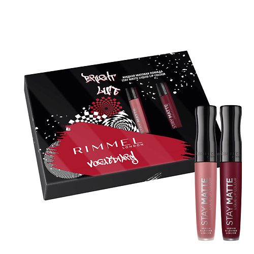 

RIMMEL Набор жидких матовых помад Stay Matte, Набор жидких матовых помад Stay Matte