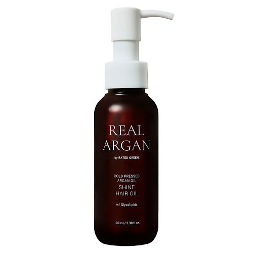 Масло для волос RATED GREEN Масло для сияния волос с маслом арганы Real Argan Shine Hair Oil несмываемый уход для сияния волос argan oil hair treatment