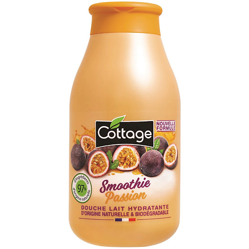 cottage moisturizing shower milk pomme d amour Гель для душа COTTAGE Молочко для душа увлажняющее Moisturizing Shower Milk – Smoothie Passion