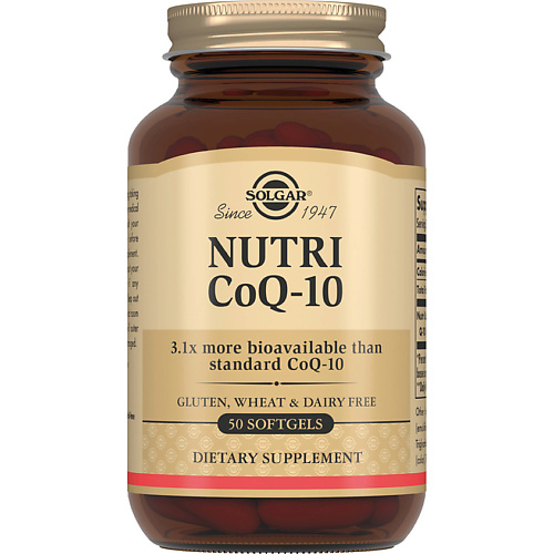 SOLGAR Антиоксидант Коэнзим Q10 (Нутрикоэнзим Q-10) PTK000195