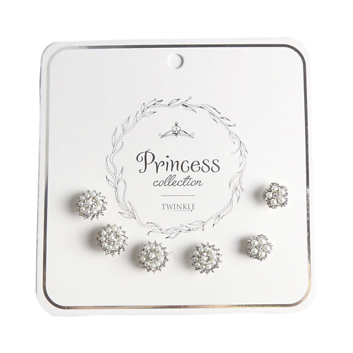 Набор заколок для волос TWINKLE PRINCESS COLLECTION Заколки Pearls 6 шт.