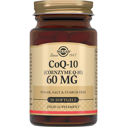 

SOLGAR Коэнзим Q-10 60 мг, Коэнзим Q-10 60 мг