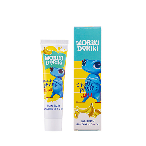 Уход за полостью рта MORIKI DORIKI Детская зубная паста «RURU банан»