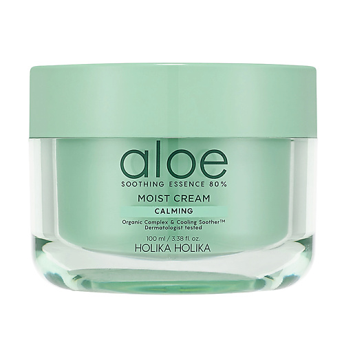 Крем для лица HOLIKA HOLIKA Увлажняющий крем для лица Aloe Soothing Essence 80% Moisturizing Cream 100ml тонер для лица holika holika aloe