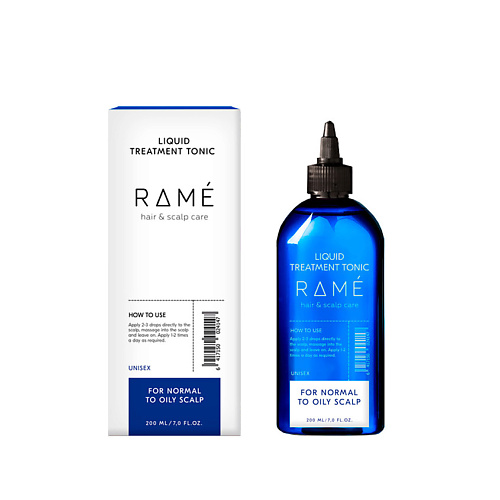 фото Ramé тоник от перхоти, для нормальных и жирных волос ramé liquid treatment tonic