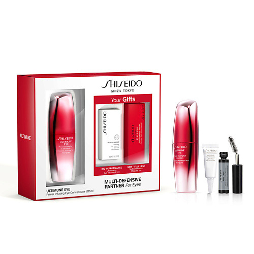 

SHISEIDO Набор с концентратом, восстанавливающим энергию кожи вокруг глаз Ultimune, Набор с концентратом, восстанавливающим энергию кожи вокруг глаз Ultimune