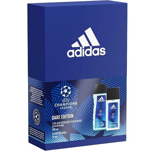 ADIDAS Подарочный набор для мужчин UEFA Dare Edition набор уход за волосами и кожей головы для мужчин theo care