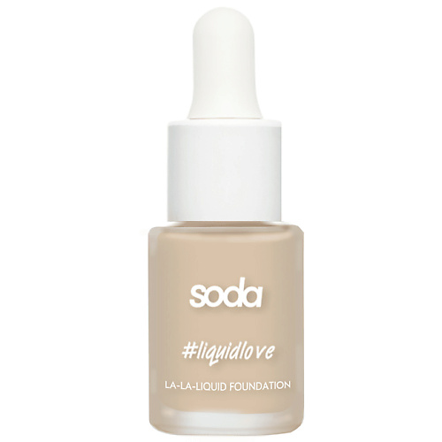 SODA LA-LA-LIQUID FOUNDATION #liquidlove ТОНАЛЬНАЯ ОСНОВА-ФЛЮИД тональная основа флюид beyond matte liquid foundation 11309 m9 средне тёмный с тёплым коричневато золотистым подтоном 27 мл