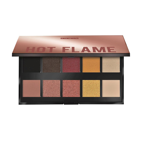 Палетка PUPA Палетка теней MAKE UP STORIES палитра теней pupa make up stories multi finish eyeshadow palette shade hot flame 18 гр