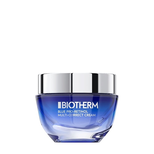 Крем для лица BIOTHERM Мультикорректирующий крем для лица с про-ретинолом и экстрактом бурых водорослей для всех типов кожи Blue Pro-Retinol крем для лица омолаживающий сапфировая тайна blue retinol