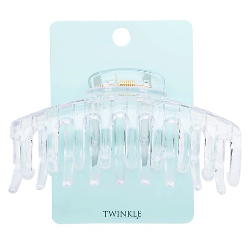 TWINKLE Заколка-крабик для волос TRANSPARENT twinkle заколка крабик для волос transparent