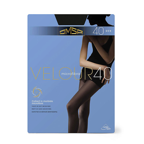 

OMSA Колготки 40 ден Velour Nero, Колготки 40 ден Velour Nero