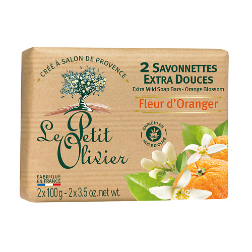 Мыло твердое LE PETIT OLIVIER Мыло нежное Цветок апельсина Orange Blossom Soap цена и фото