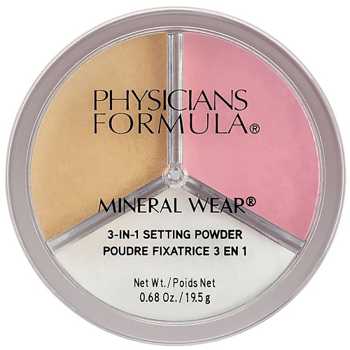 Пудра для лица PHYSICIANS FORMULA Пудра рассыпчатая 3 в 1 Mineral Wear 3-in-1 Setting Powder цена и фото