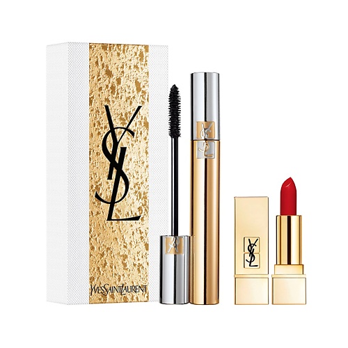 YVES SAINT LAURENT YSL Подарочный набор для макияжа с тушью Volume Effet Faux Cil jeffree star cosmetics набор помад для губ жидких матовых nudes bundle volume 2