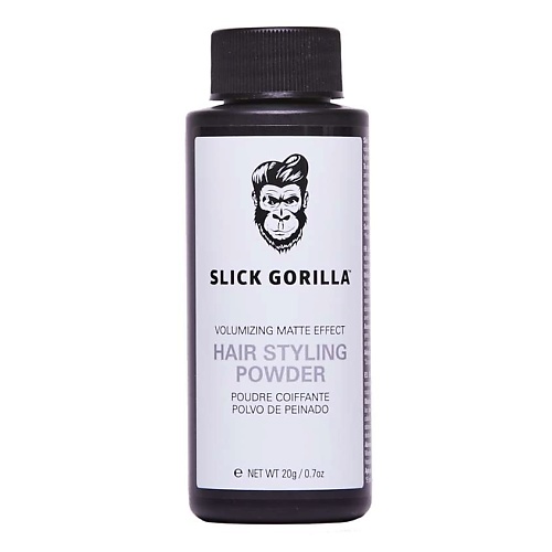 Пудра для укладки волос SLICK GORILLA Пудра для объёма волос Hair Styling Powder 20g natural volumizing makeup hair gel hair powder powder refreshing natural styling hair volume hair styling hair styling gel