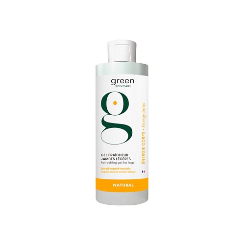 

GREEN SKINCARE Освежающий гель для легкости ног с ментолом Energy, Освежающий гель для легкости ног с ментолом Energy