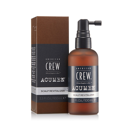 AMERICAN CREW Энергетический уход для мужчин за кожей головы и волосами Acumen SCALP REVITALIZER point шампунь для мужчин сила и уход с экстрактом морских водорослей 300