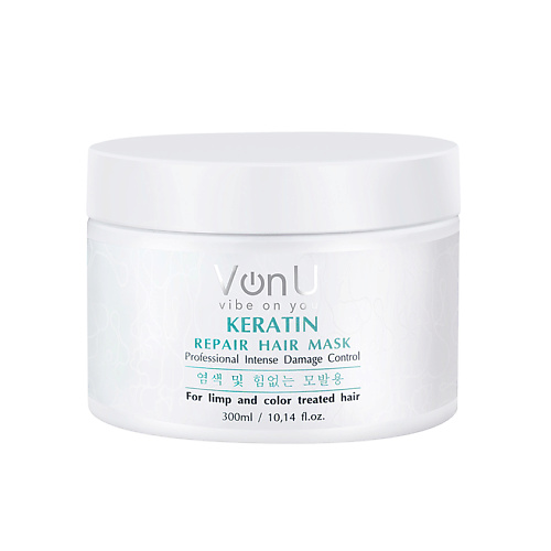 

VONU Маска-реконструктор с кератином KERATIN Repair Hair Mask, Маска-реконструктор с кератином KERATIN Repair Hair Mask