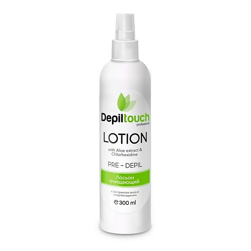 

DEPILTOUCH PROFESSIONAL Лосьон с экстрактом алоэ перед депиляцией, Лосьон с экстрактом алоэ перед депиляцией