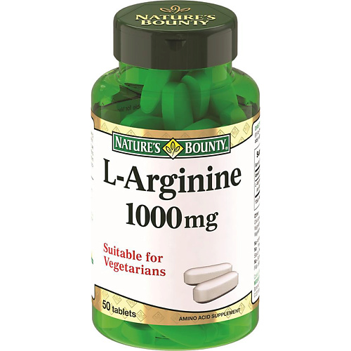 NATURE'S BOUNTY L-Аргинин 1000 мг nature s bounty l аргинин 1000 мг