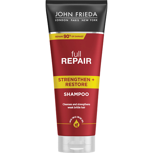 JOHN FRIEDA Укрепляющий + восстанавливающий шампунь для волос Full Repair meolikalag meoli укрепляющий восстанавливающий шампунь с кератином 400