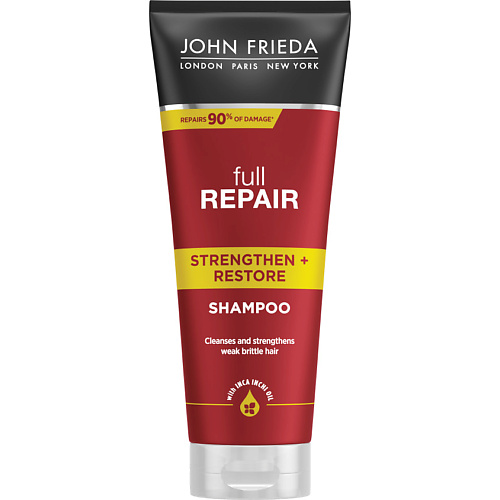 Шампунь для волос JOHN FRIEDA Укрепляющий + восстанавливающий шампунь для волос Full Repair