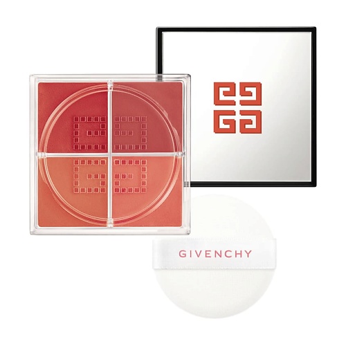 GIVENCHY Рассыпчатые четырехцветные румяна для лица Prisme Libre Blush givenchy ухаживающее тональное средство флюид prisme libre skin caring glow