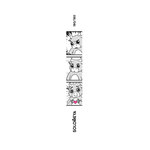

SOLOMEYA Пилка для ногтей Bull's love story 180/180 Bull's love story Nail File, Пилка для ногтей Bull's love story 180/180 Bull's love story Nail File