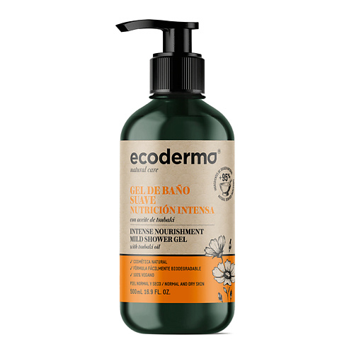 Гель для душа ECODERMA Гель для душа интенсивно питающий кожу Intense Nourishment Mild Shower Gel