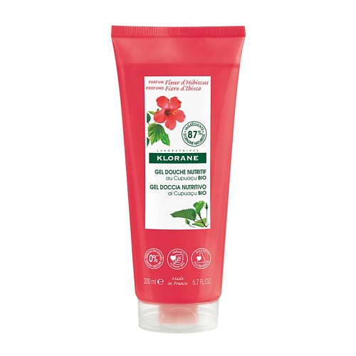 

KLORANE Питательный гель для душа цветок гибискуса с органическим маслом Купуасу Fleur d'Hibiscus Gel Douche, Питательный гель для душа цветок гибискуса с органическим маслом Купуасу Fleur d'Hibiscus Gel Douche