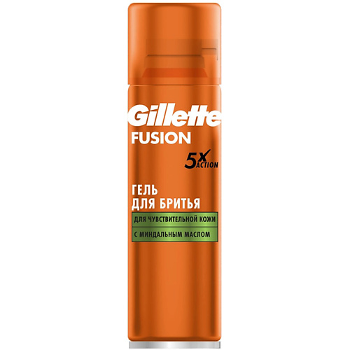 GILLETTE Гель для бритья FUSION Ultra Sensitive (для чувствительной кожи) крем для интенсивного увлажнения кожи forever young moisture fusion cream