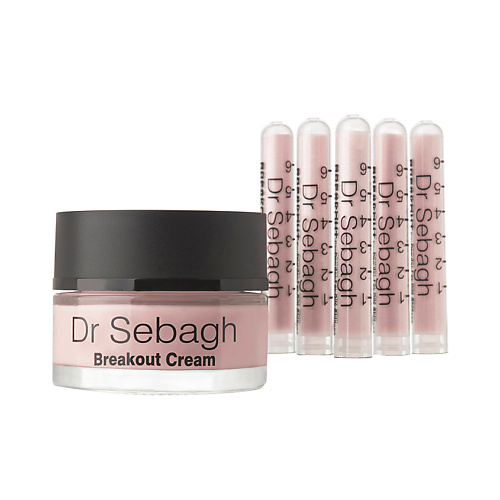 Концентрат для лица DR SEBAGH Комплекс для жирной кожи и кожи с акне Antibacterial Powder + Breakout Cream
