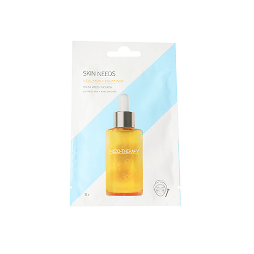 Маска для лица ЛЭТУАЛЬ selection Маска "Mezo-Therapy" для лица, шеи и зоны декольте SKIN NEEDS