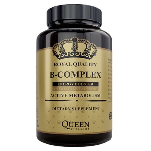 Витамины, антиоксиданты, минералы QUEEN VITAMINS Комплекс витаминов В