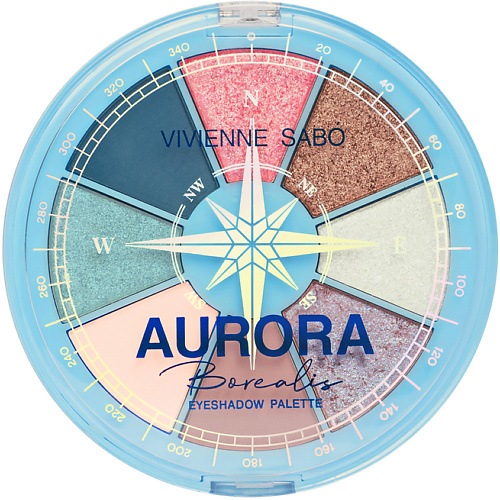 VIVIENNE SABO Палетка теней Aurora Borealis vivienne sabo палетка глиттеров aurora borealis